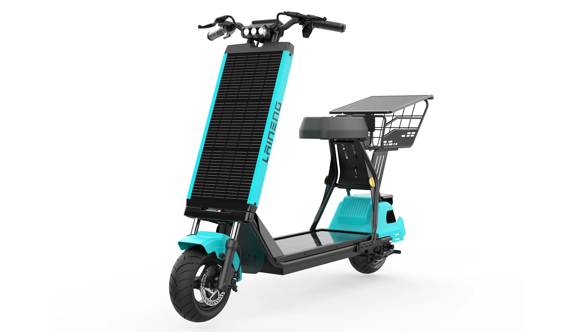 Laineng D02 Pro Solar Scooter - Cyan