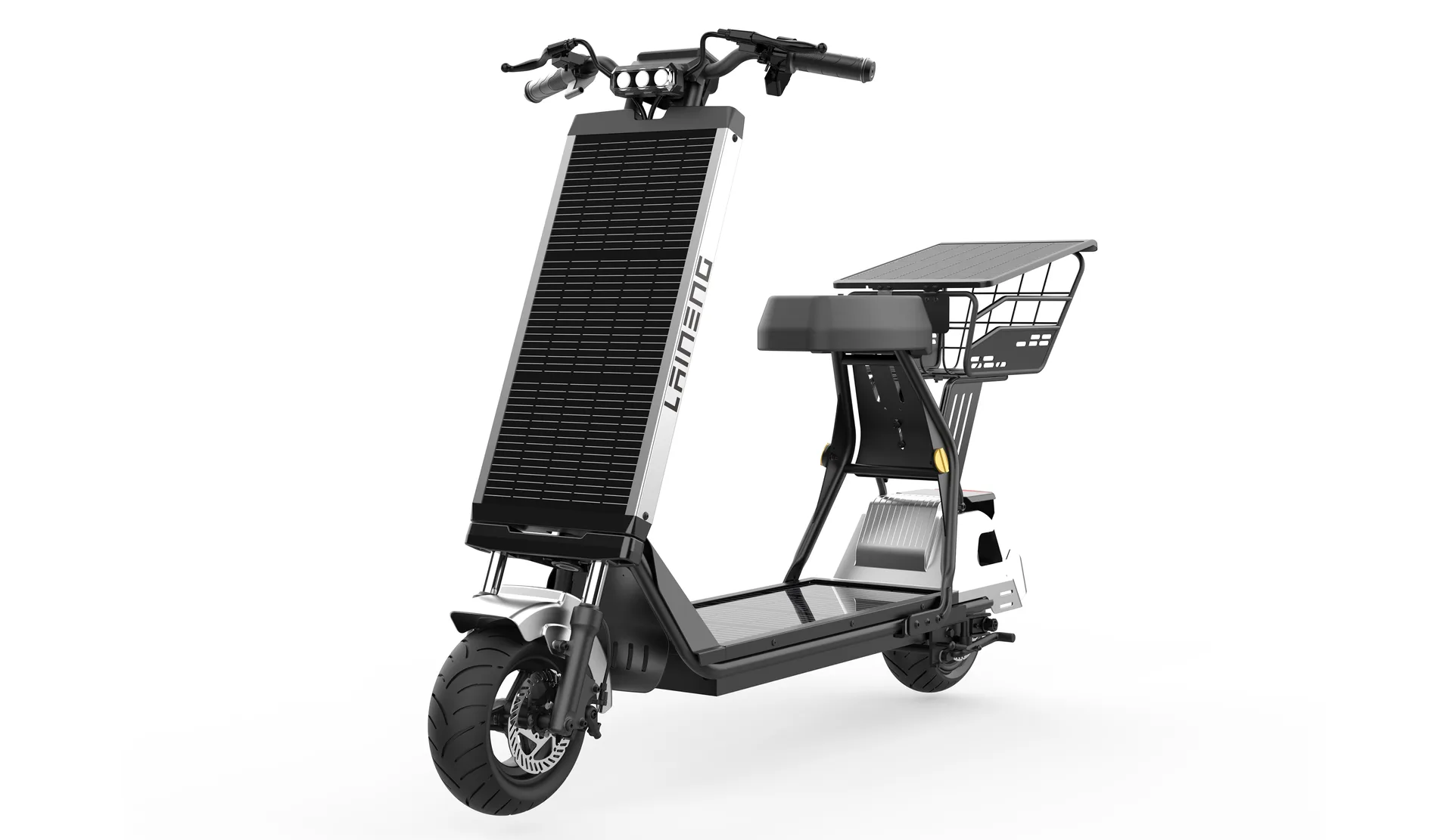 Laineng D02 Pro Solar Scooter - Silver