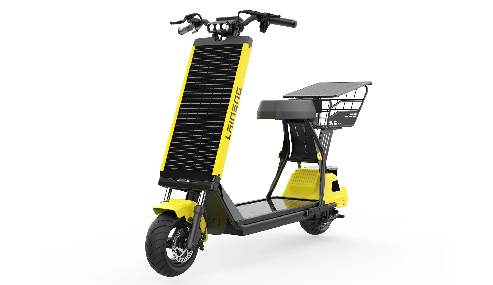 Laineng D02 Pro Solar Scooter - Yellow