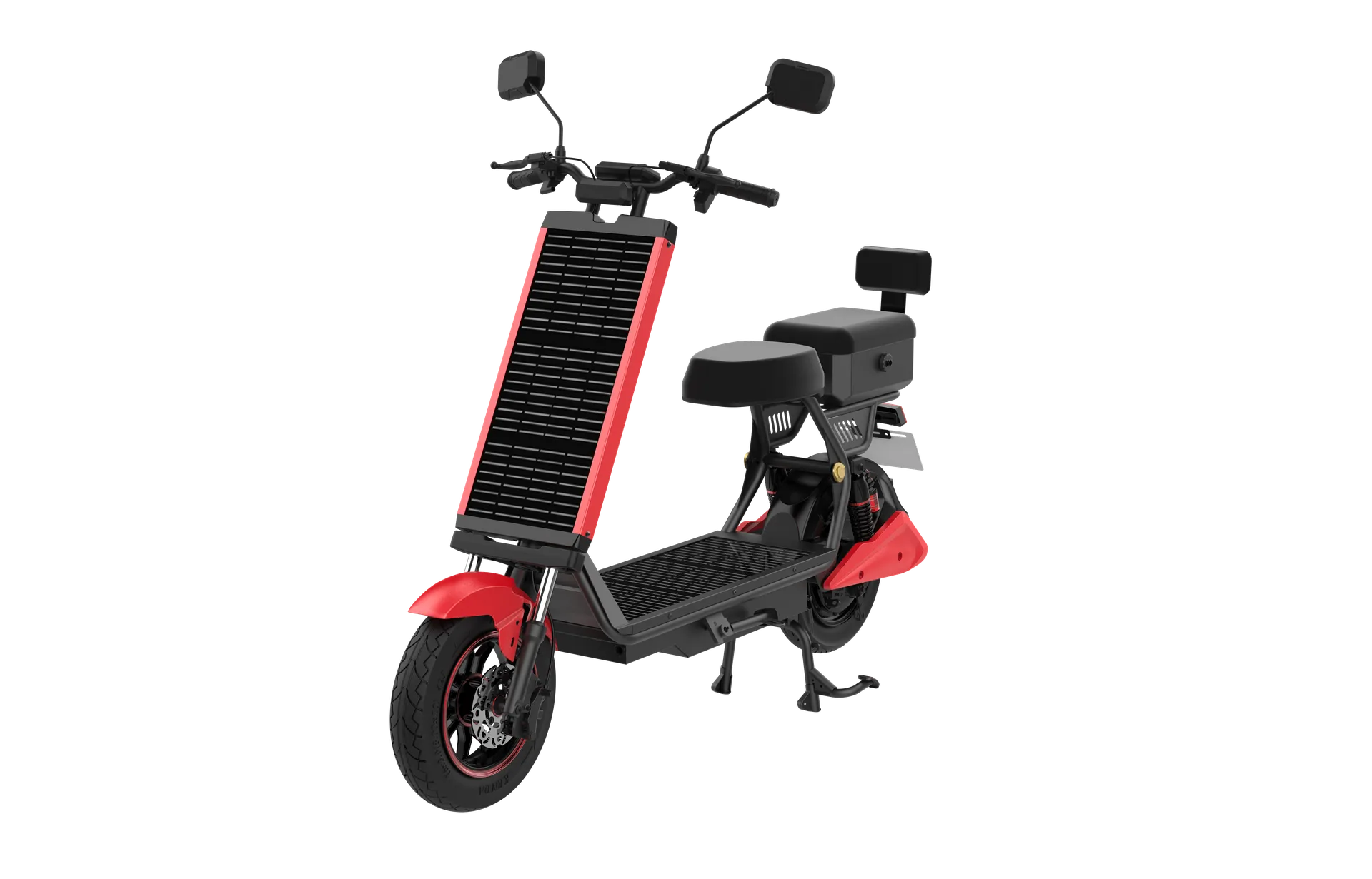 Laineng D101-10 Solar Scooter - Red
